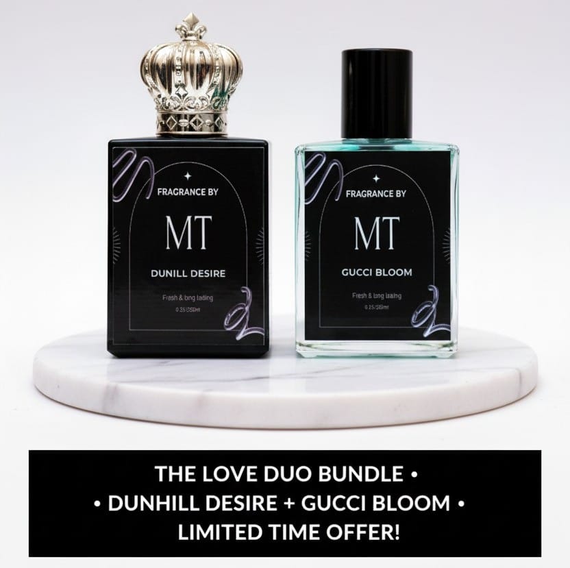 Long-Lasting Perfume Bundle | Dunhill Desire & Gucci Bloom